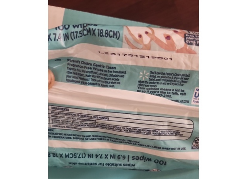 Parent's Choice Gentle Clean Wipes, 1600 Count