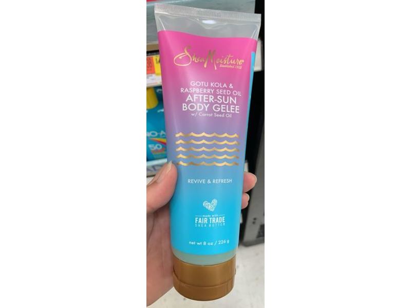 SheaMoisture After Sun Body Gelee, Gotu Kola & Raspberry Seed Oil, 8 oz