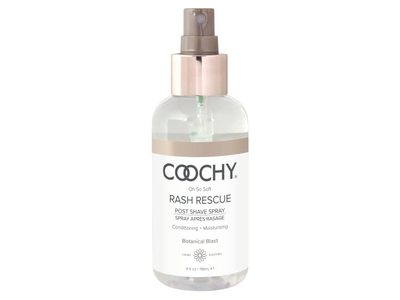Coochy Oh So Soft Rash Rescue Post Shave Spray, Botanical Blast, 4 fl oz/118 mL
