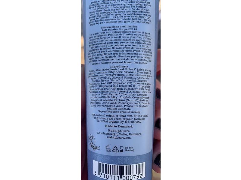 Rudolph Care Sun Body Lotion, SP 15, Medium, 150 ml