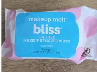 Bliss Makeup Melt Oil Free Makeup Remover Wipes, 30 Count - thumbnail 2