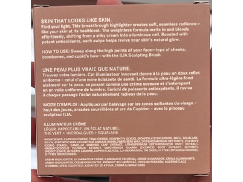 Ilia Lightshift Cream Highlighter, Arc, 0.27 oz/7.8 g