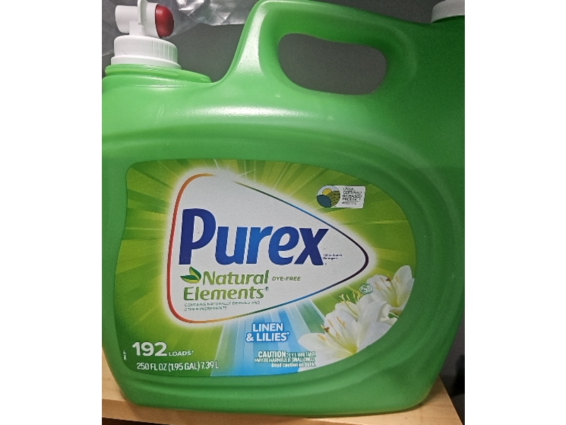 Purex Liquid Laundry Detergent, Linen & Lilies, 192 Loads, 250 fl oz/7.39 L