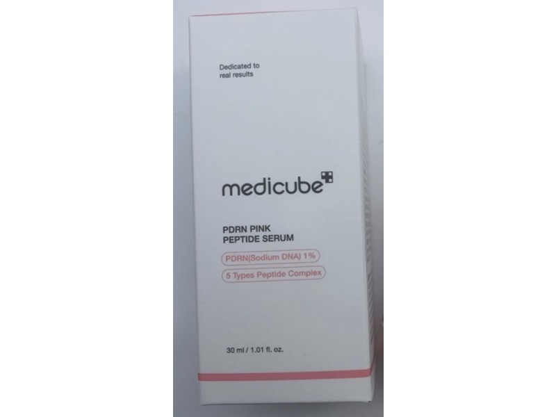Medicube PDRN Pink Peptide Serum, PDRN(Sodium DNA)1%, 1.01 fl oz/ 30 mL