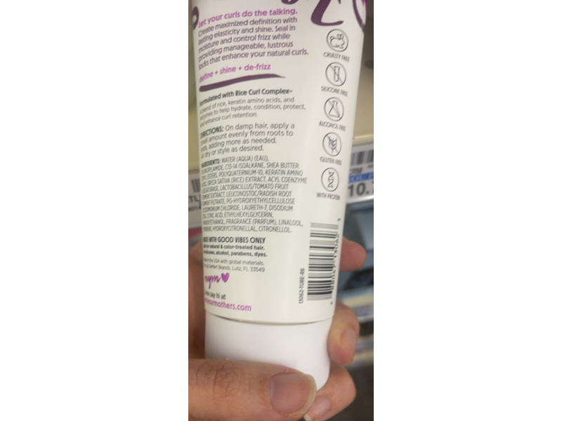 Not Your Mother's Defining Curl Talk Cream, 6 fl oz/177 mL