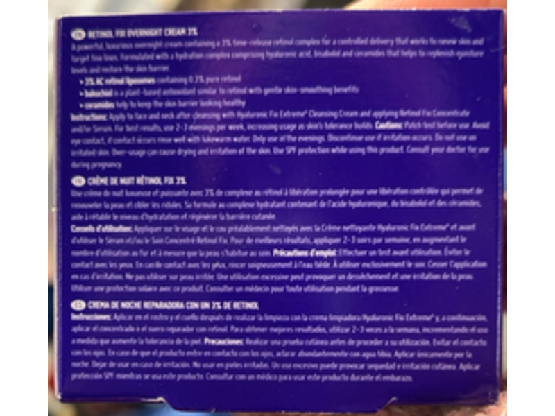 Nip+Fab Retinol Fix Overnight Cream, 1.69 fl oz/50 mL