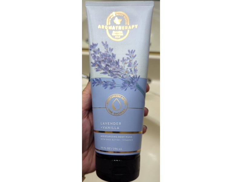 Bath & Body Works Moisturizing Body Wash, Lavender + Vanilla, 10 fl oz/296 mL
