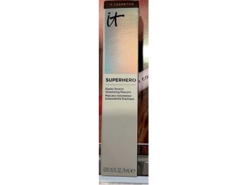 IT Cosmetics Superhero Volumizing Mascara, Brave Brown Mascara, 0.3 fl oz/9 mL