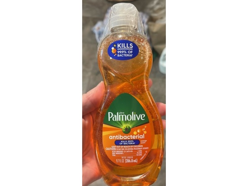 Palmolive Ultra Antibacterial Dish Liquid, Orange Scent, 9.7 fl oz/286.8 mL