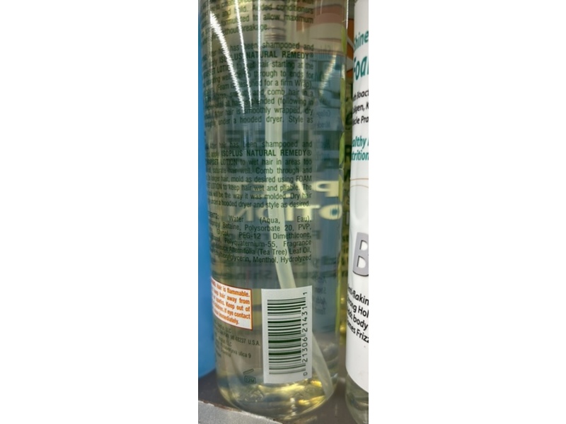 Isoplus Natural Remedy Tea Tree Foaming Wrap/set Lotion, 8.5 fl oz/251 mL