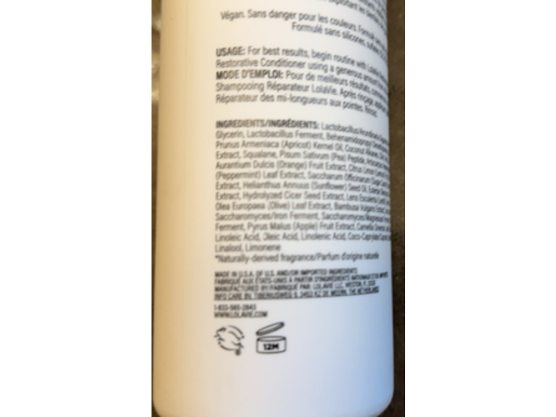 LolaVie Restorative Conditioner, 24.0 fl oz/710 mL