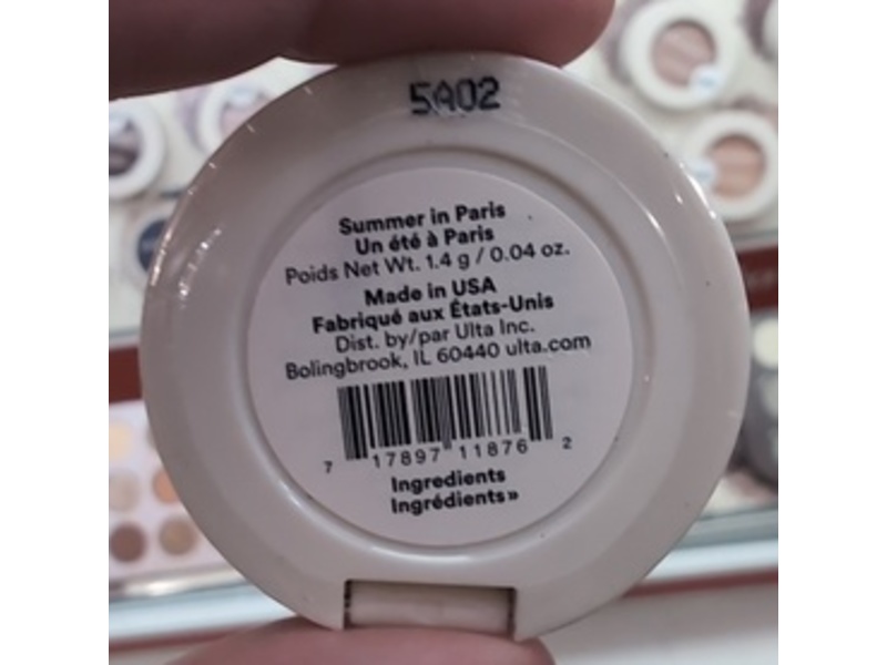 Ulta Beauty Collection Eye Shadow, Summer In Paris, 0.04 oz/1.4 g