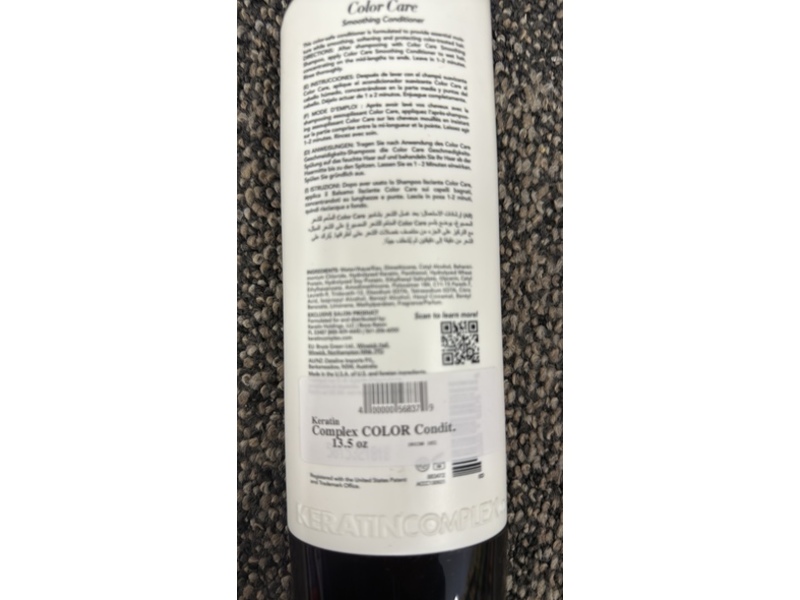 Keratin Complex Color Care Smoothing Conditioner, 13.5 fl oz/400 mL