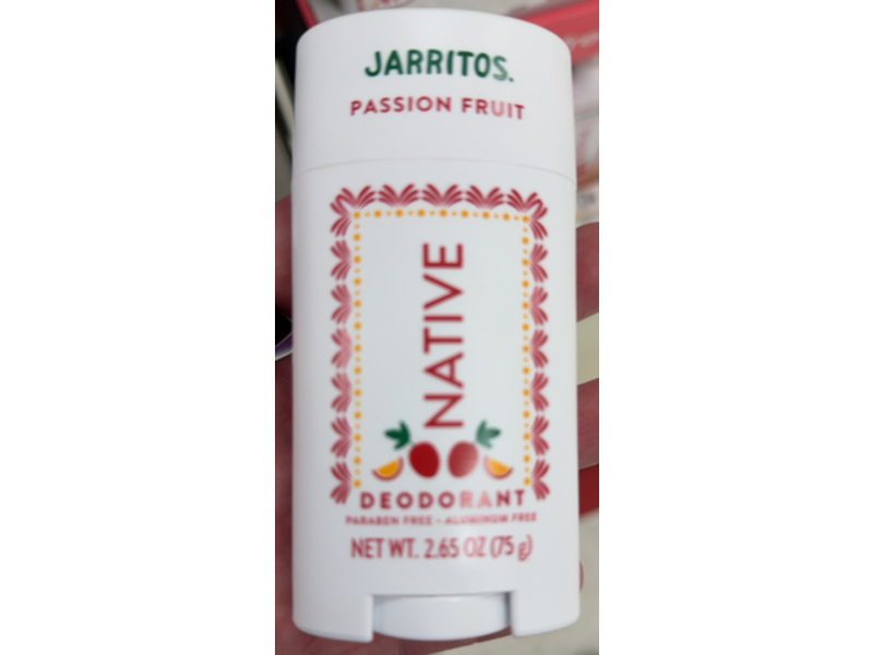 Native Deodorant, Jarritos Passion Fruit, 2.65 oz/75 g