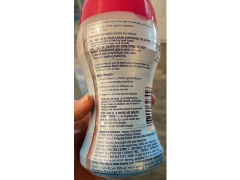 Downy Fresh Protect In Wash Odor Defense, April Fresh, 4.3 oz/122 g, Pack Of 4