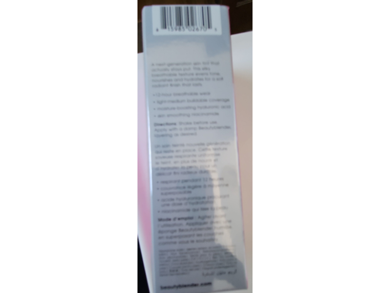 Beautyblender Bounce 12-Hour Always on Radiant Skin Tint, Medium 2, 1 fl oz/30 mL