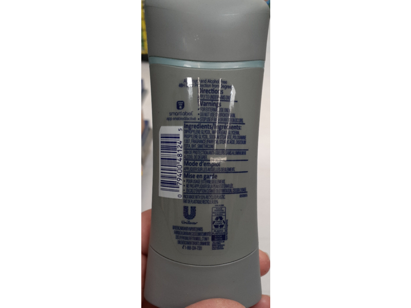 Degree Odor Protect Aluminum Free Deodrant, Awakening Waves, 2.6 oz/74 g