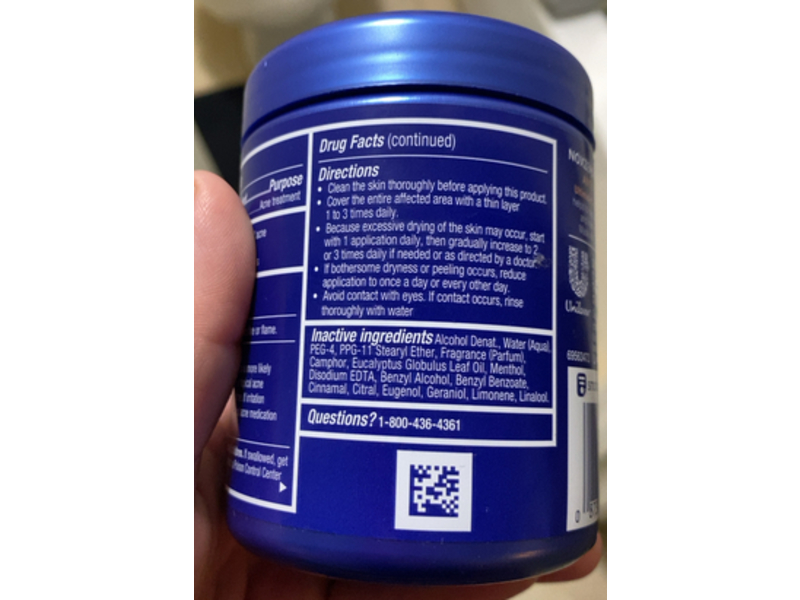 Noxzema Face Anti Blemish Pads, Eucalyptus Extract, 2.25 In, 90 Count