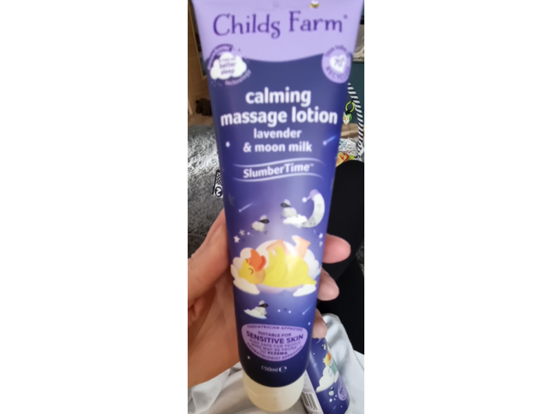 Childs Farm Calming Massage Lotion, Lavender & Moon Milk, 150 mL
