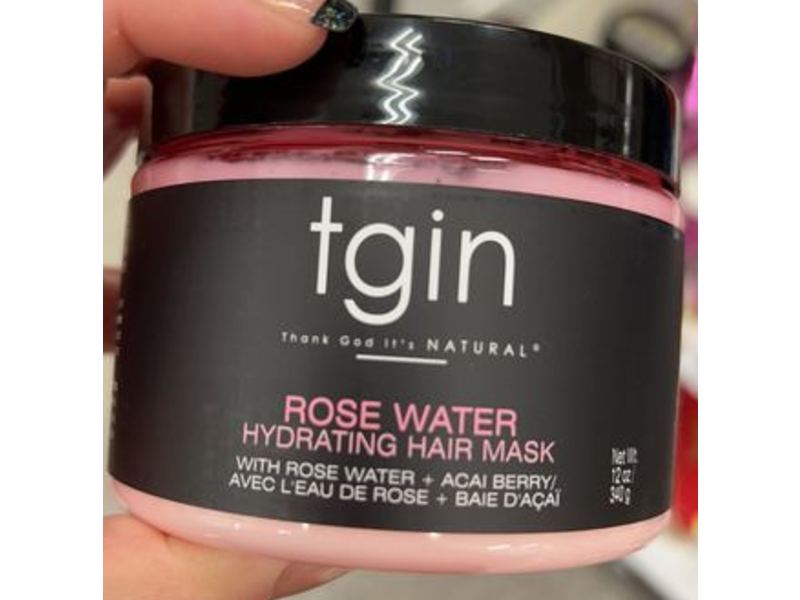 tgin Hydrating Hair Mask, Rose Water, 12 oz/340 g