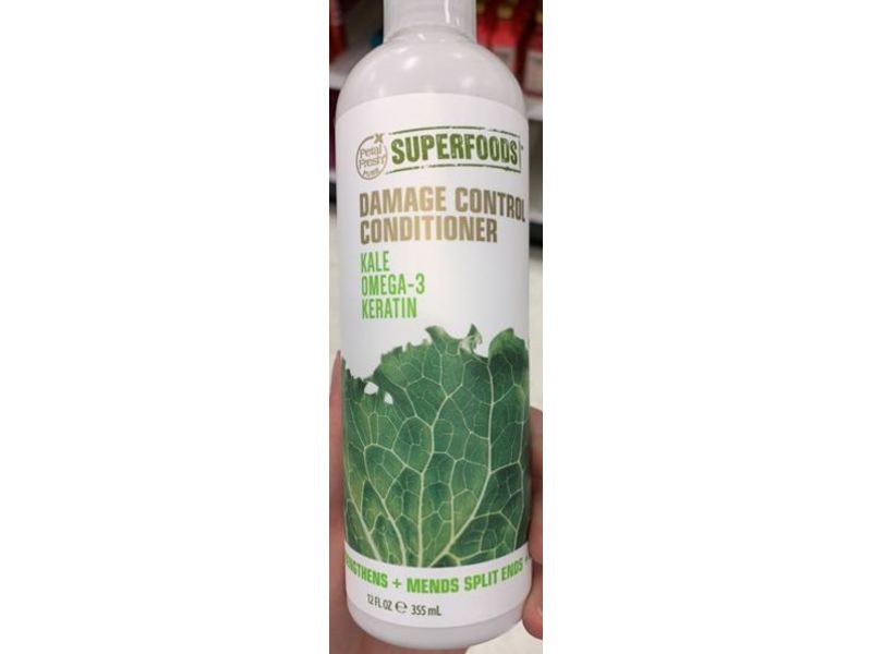 Petal Fresh Super Foods Damage Control Conditioner, Kale Omega-3 Keratin, 12 fl oz/355 mL