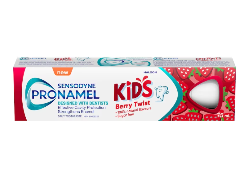 Sensodyne Pronamel Kids Daily Toothpaste, Berry Twist, 75 mL