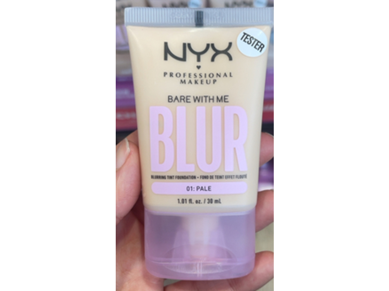 NYX Professional Makeup Bare With Me Blur, 01 Pale, 0.01 fl oz/30 mL
