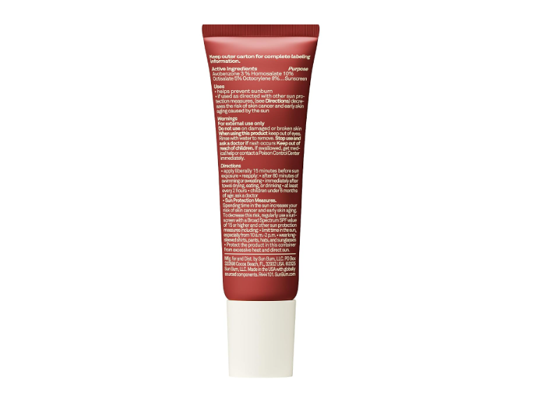 Sun Bum Tinted Sunscreen Lip Balm, Bonifire, SPF 30, 0.5 fl oz/15 mL