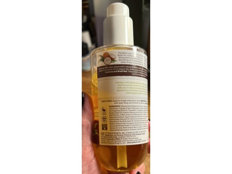 Palmer's Firming Bum, Bust & Body Oil, Brazilian Coco, 6.5 fl oz/192 mL