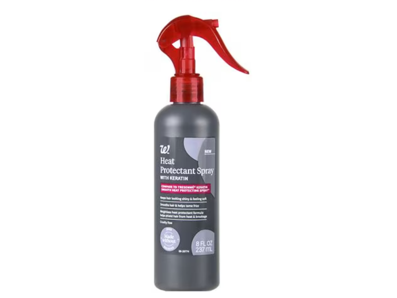 Walgreens Heat Protection Spray, Keratin, 8 fl oz/237 mL