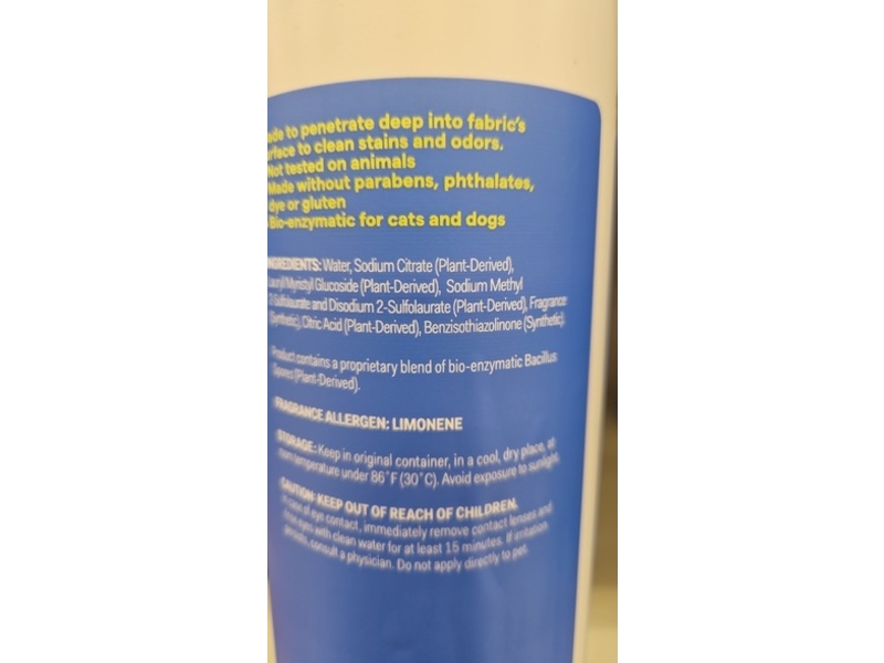 up&up Enzymatic Pet Stain & Odor Eliminator, Fresh Scent, 32 fl oz/946.3 mL