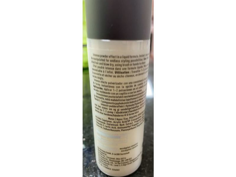 KMS Add Volume Liquid Dust Volumizing powder, 1.7 fl oz/50 mL