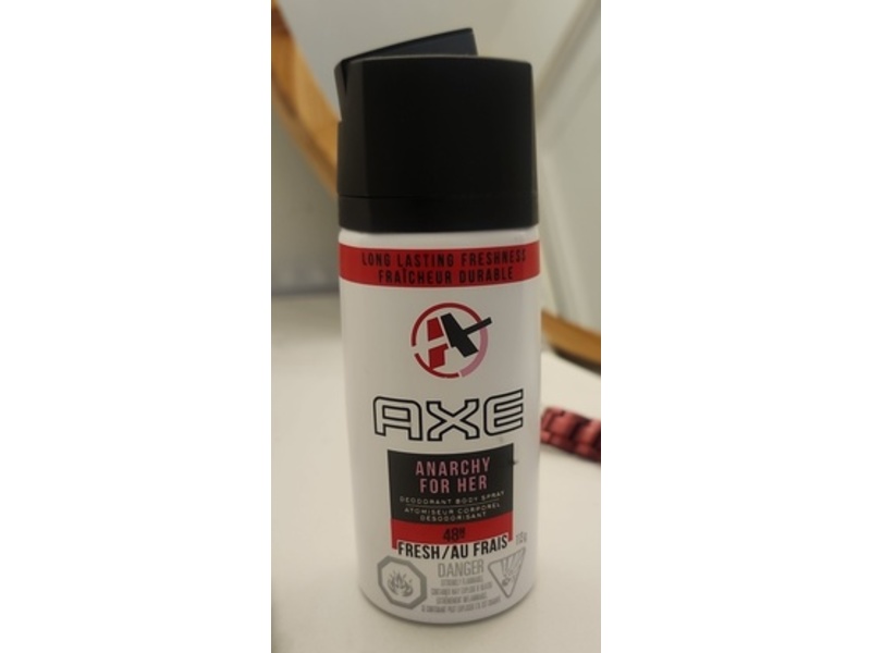 Axe Deodorant Body Spray, Anarchy for Her, 113 g