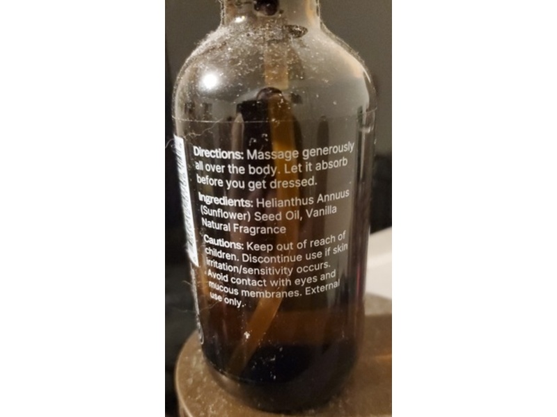 Plant Therapy Vanilla Body Oil, 4 fl oz/118 mL