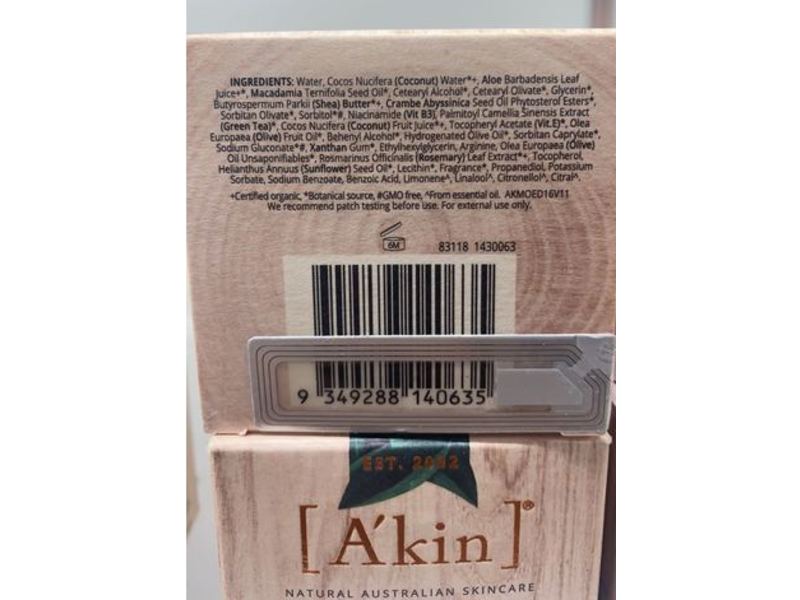 Akin Hydrating Antioxidant Day Cream, 1.7 fl oz/50 mL