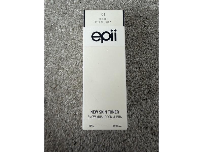 Epii New Skin Toner, Snow Mushroom And Pha, 4.9 fl oz/145 mL