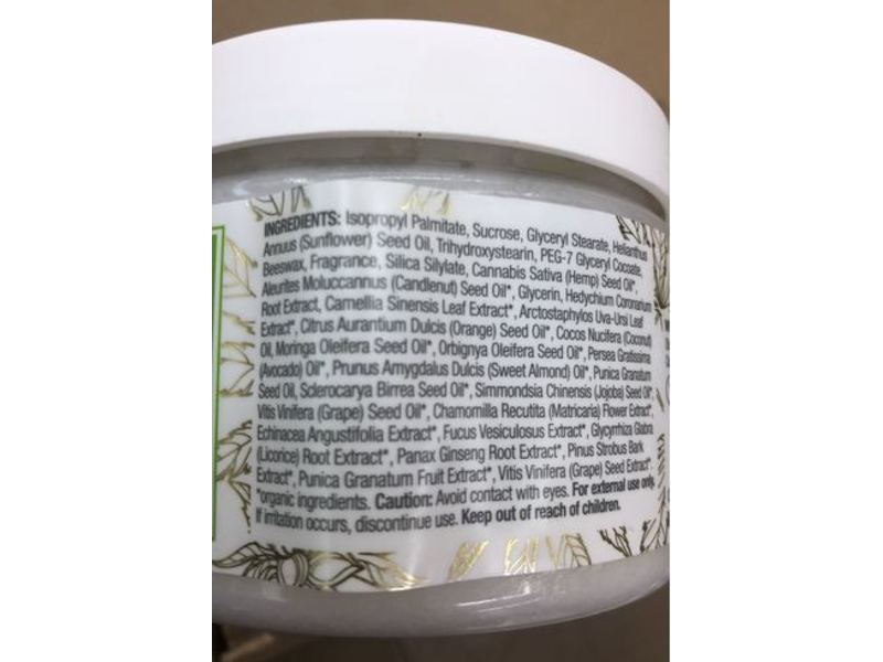 Nature's Beauty Whipped Sugar Body Scrub, Hemp + Awapohi, 11.3 oz/320 g