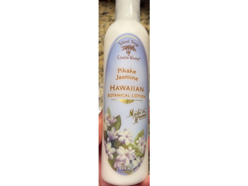 Island Soap & Candle Works Hawaiian Botanical Lotion, Pikake Jasmine, 8.5 fl oz