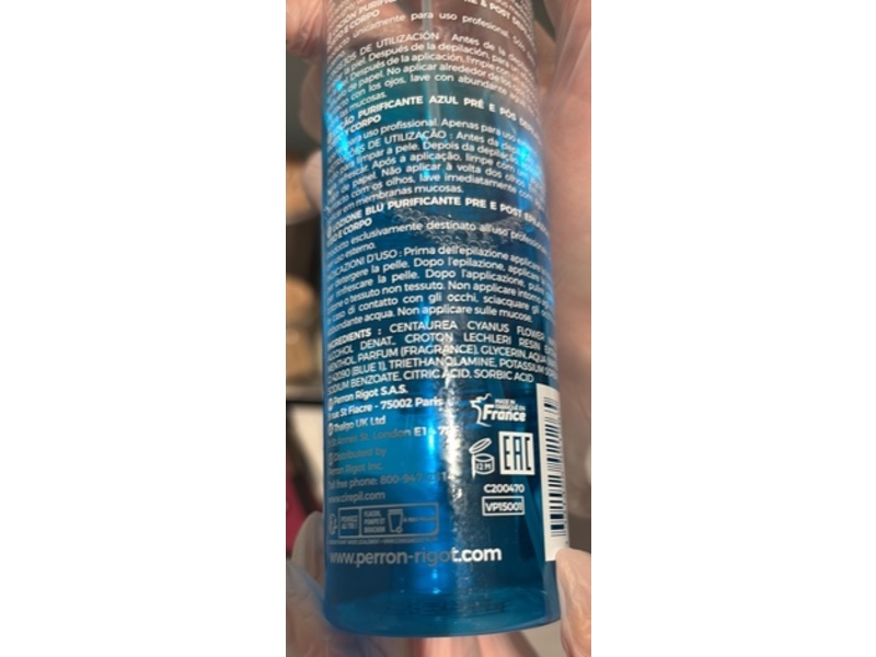 Cirepil Purifying Blue Lotion Pre & Post Waxing, 8.45 fl oz/250 mL