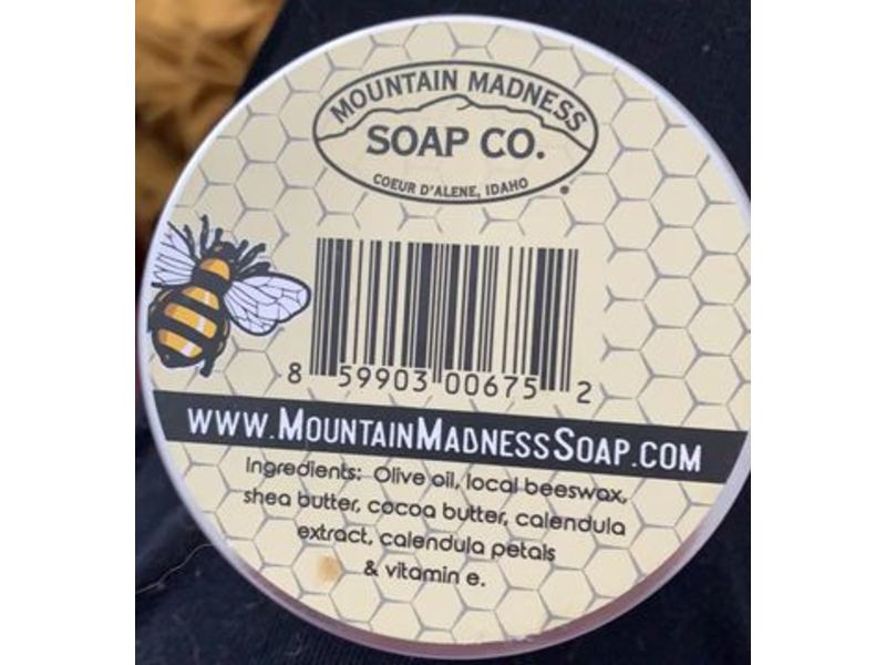 Mountain Madness Soap Co. Save The Queen Solid Lotion Bar, Honey, Mango & Calendula Petals, 2.5 oz