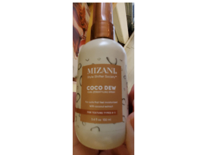 Mizani Style Shifter Society Coco Dew Curl (P)Restyling Spray, 3.4 fl oz/100 mL