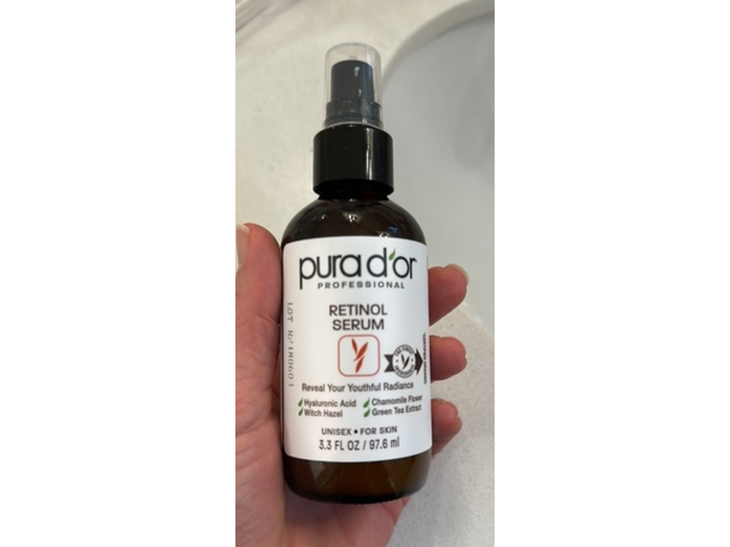 Pura d'or Retinol Serum, 3.3 fl oz/97.6 mL