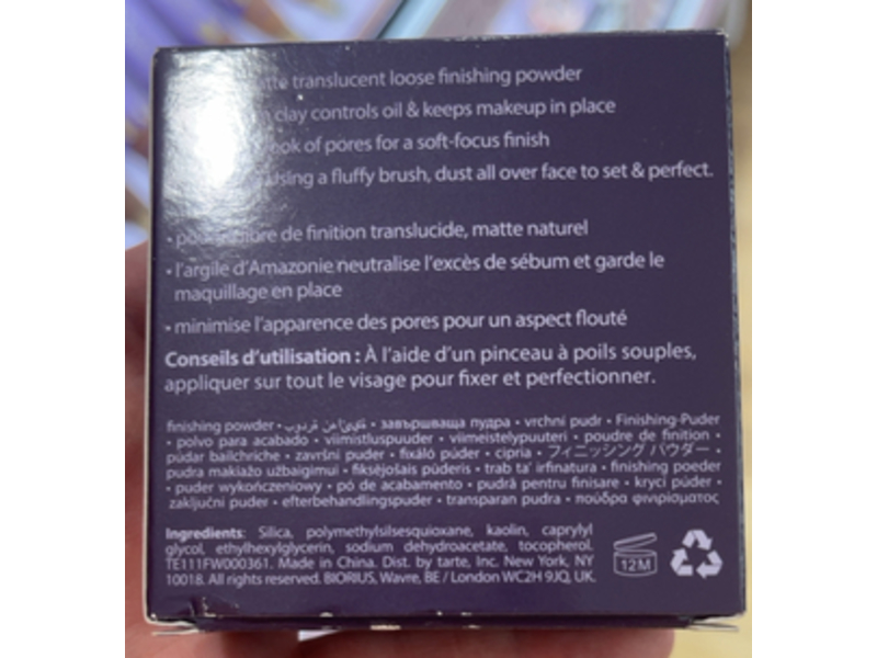 Tarte Smooth Operator Amazonian Clay Finishing Powder, 0.26 oz/7.5 g