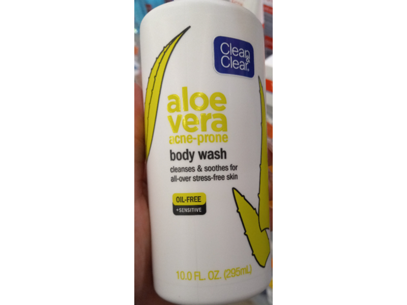 Clean & Clear Body Wash, Aloe Vera, 10.0 fl oz/295 mL