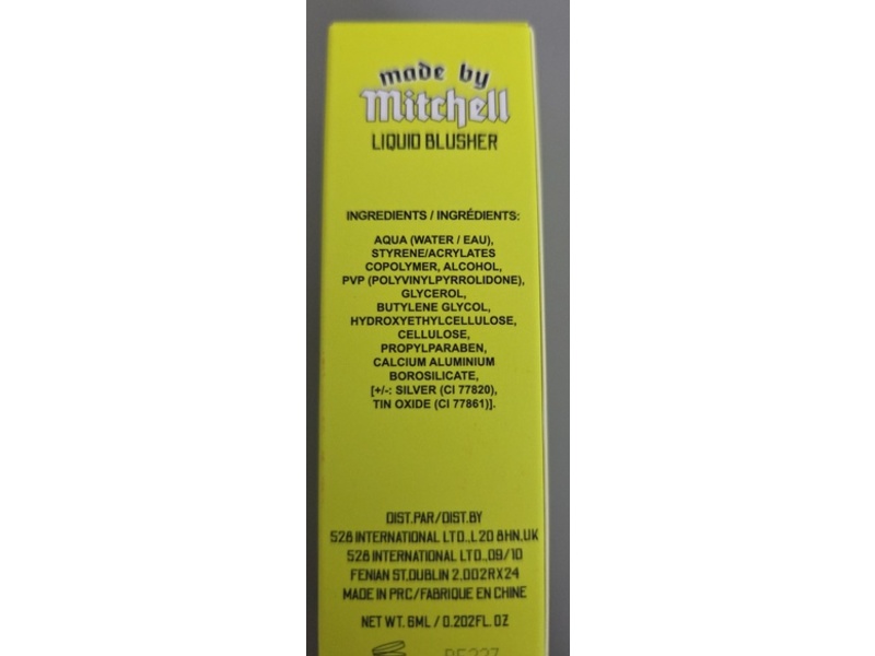 Made By Mitchell Blursh Liquid Highlighter, Drip Drip, 0.202 fl oz/6 mL