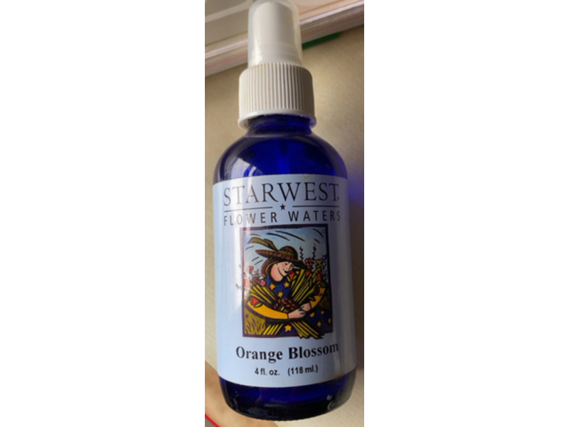 Starwest Flower Waters, Orange Blossom, 4 fl oz/18 mL