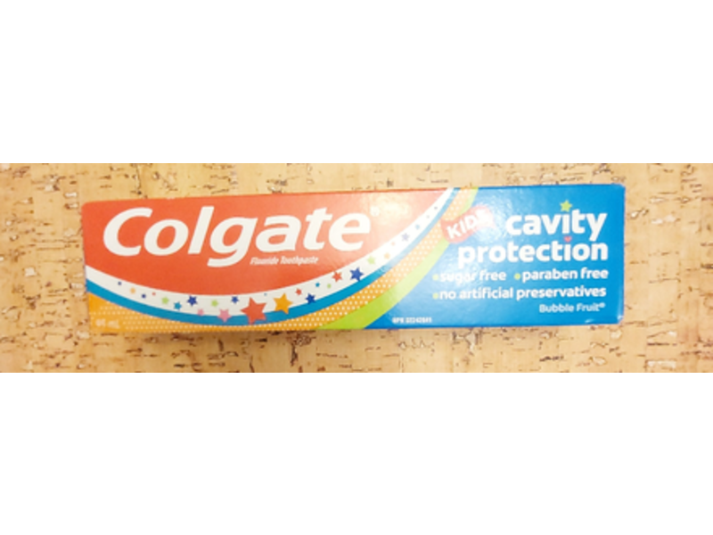 Colgate Kids Cavity Protection Fluoride Toothpaste, Bubble Fruit, 95 mL