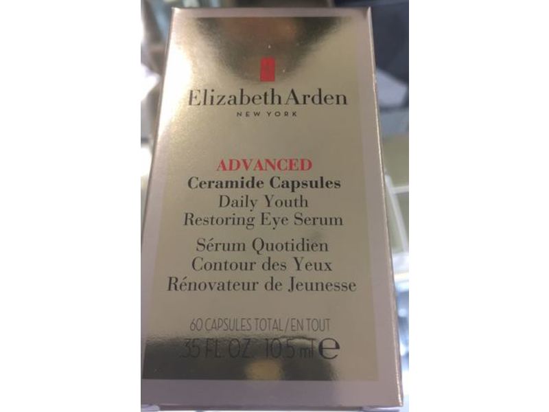 Elizabeth Arden Advanced Ceramide Capsules Daily Youth Restoring Eye Serum, 0.35 fl oz/10.5 mL, 60 Capsules
