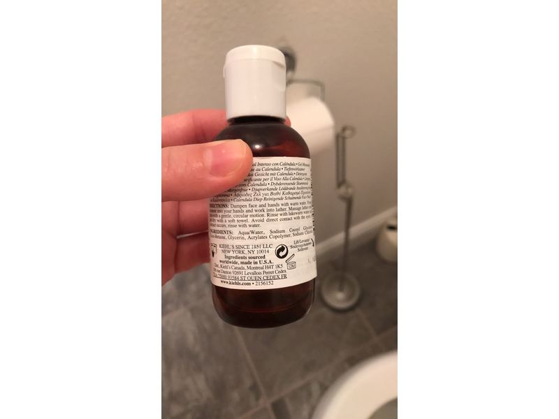 Kiehl's Calendula Deep Cleansing Foaming Face Wash, 2.5 fl oz/75 mL