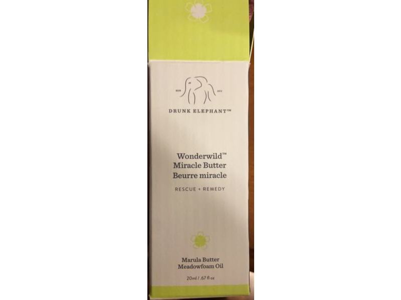 Drunk Elephant Wonderwild Miracle Butter Midi, Meadowfoam Oil, 0.67 fl oz/20 mL